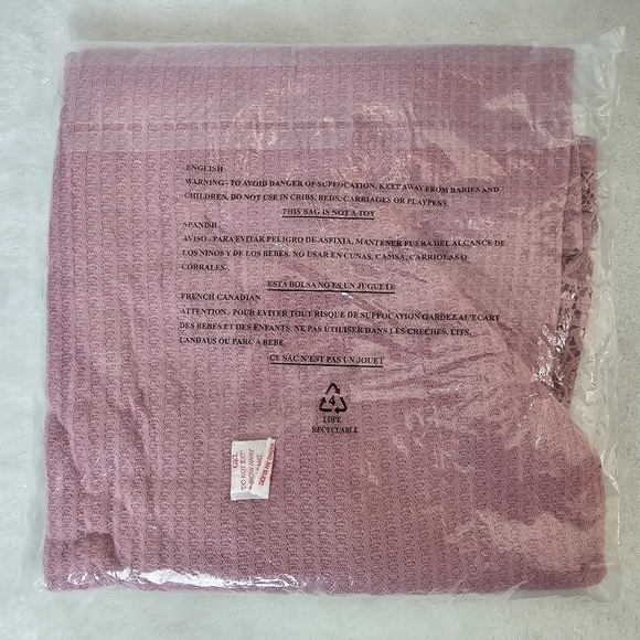 Torrid Waffle Crochet Yoke Top Mauve Long Sleeve - Picture 7 of 9